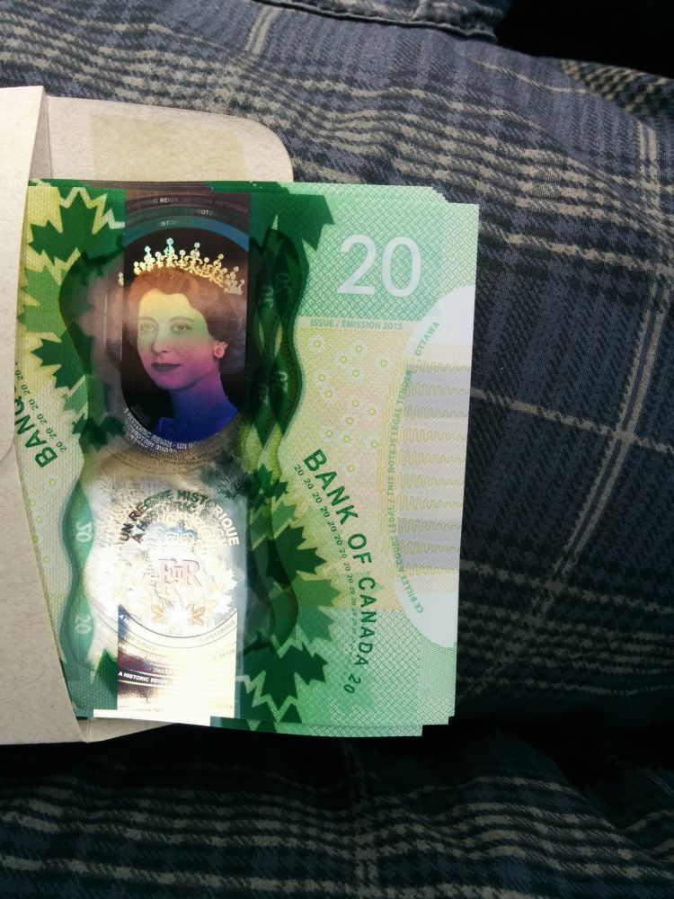 Brand-New-Commemorative-2015-$20-Bills!-First-Day-Of-Issue!!